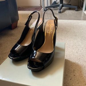 Jessica Simpson Barit peep toe heels